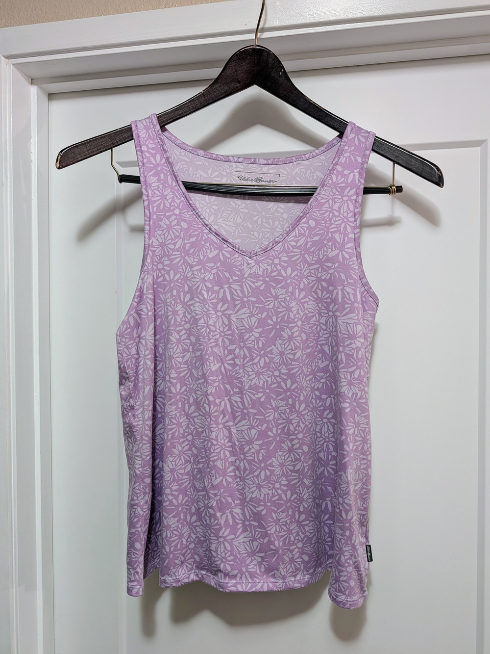 Women's Eddie Bauer Lavender Floral-Print Sleepwear Set